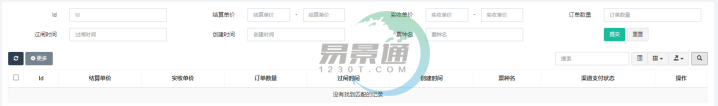 极悦票务系统：结算管理