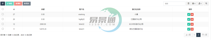 极悦注册景区分销系统：财务管理