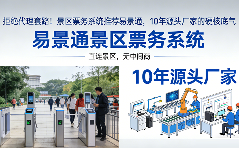 拒绝代理套路！景区票务系统推荐极悦注册，10年源头厂家的硬核底气